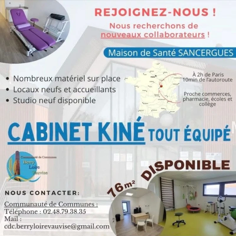 Maison de santé recherche Kinés