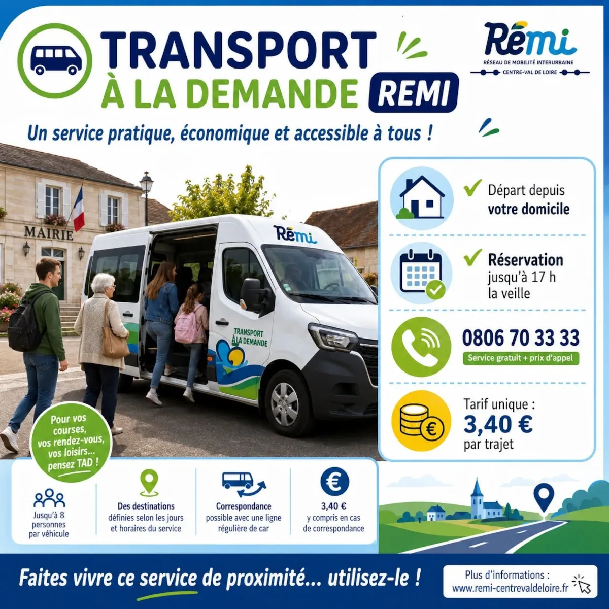 Et si vous testiez le transport à la demande ?