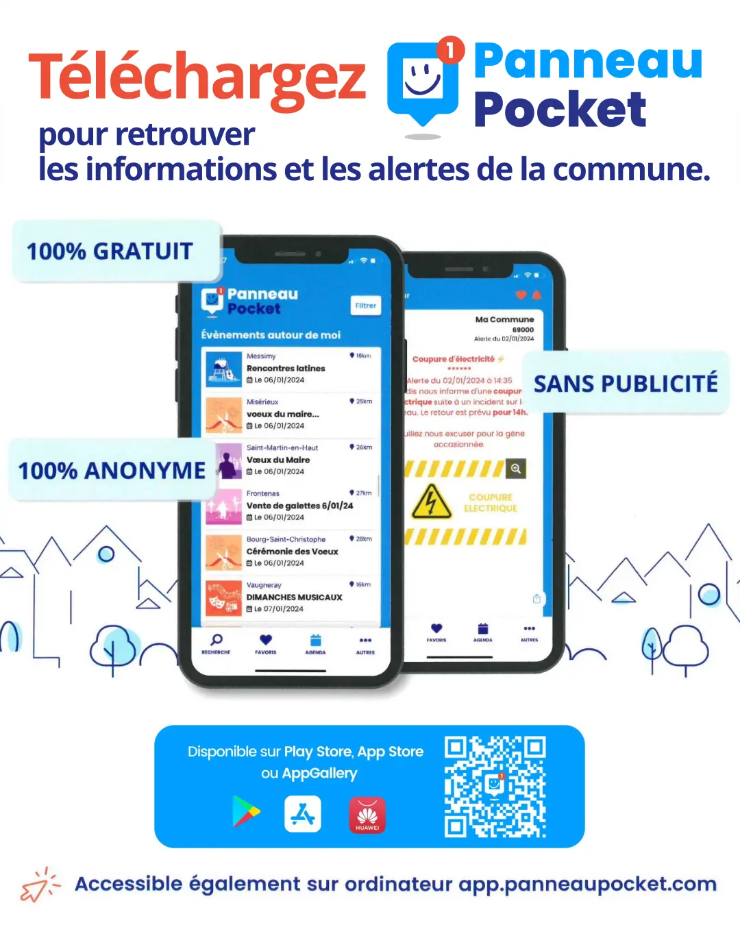 PanneauPocket arrive à Villequiers