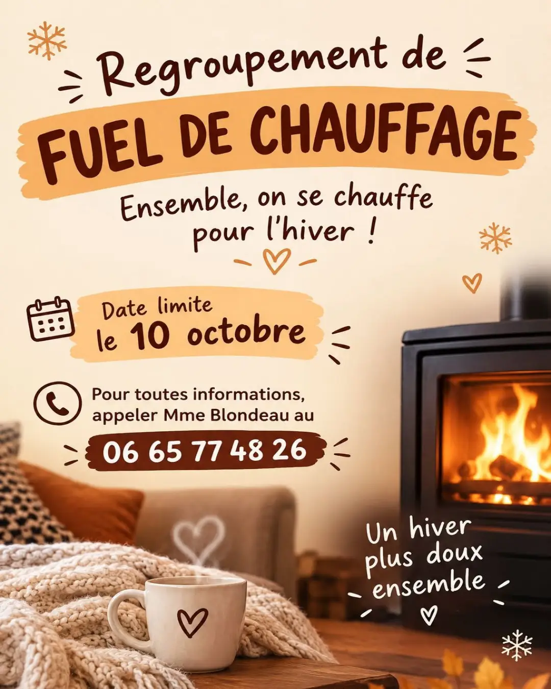 Commande groupée de fioul domestique