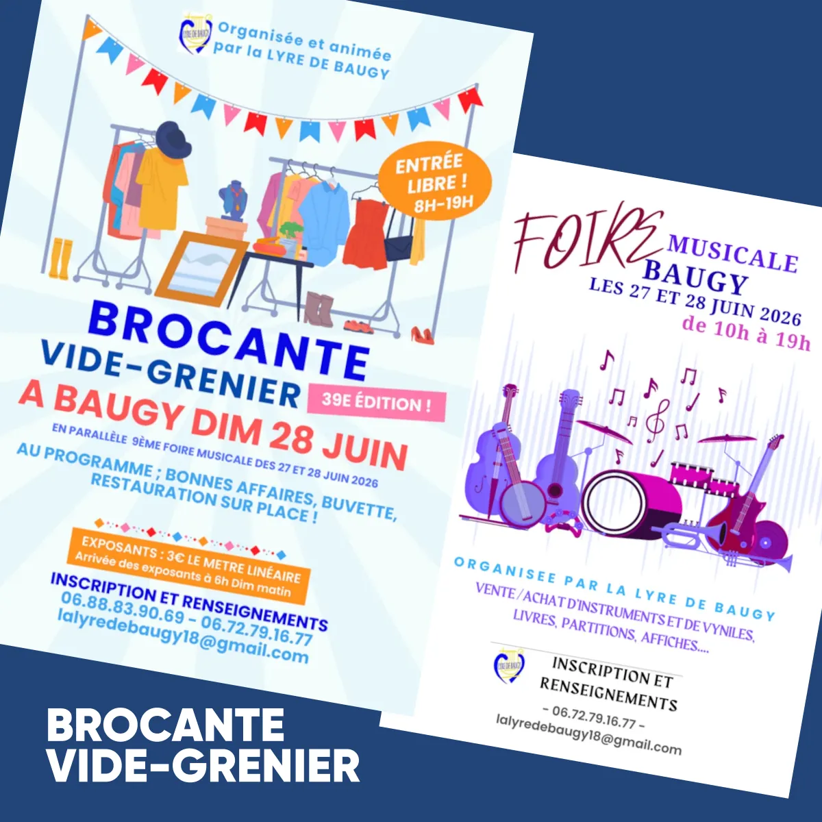 Brocante/vide-grenier à Baugy