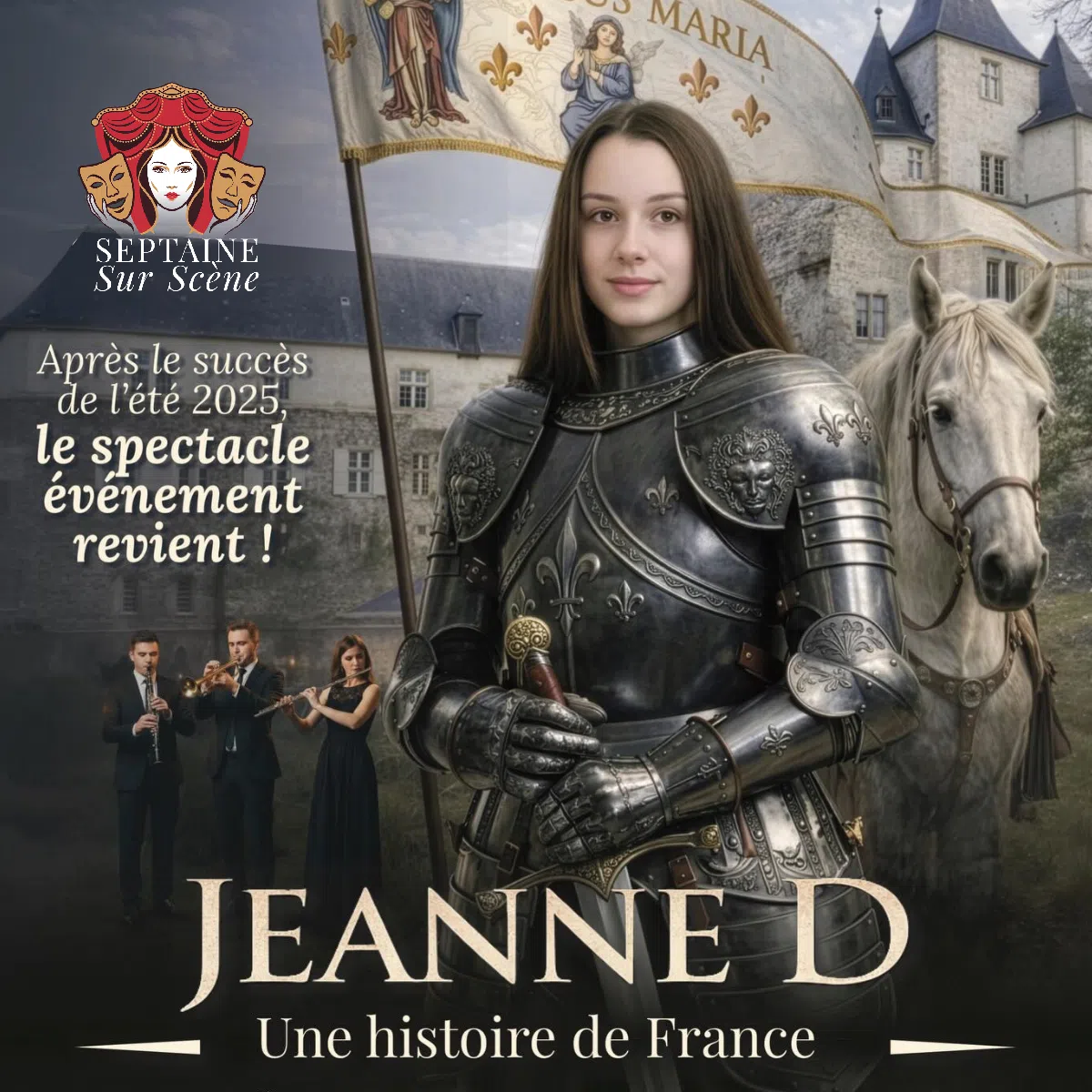 Spectacle Jeanne D, une histoire de France