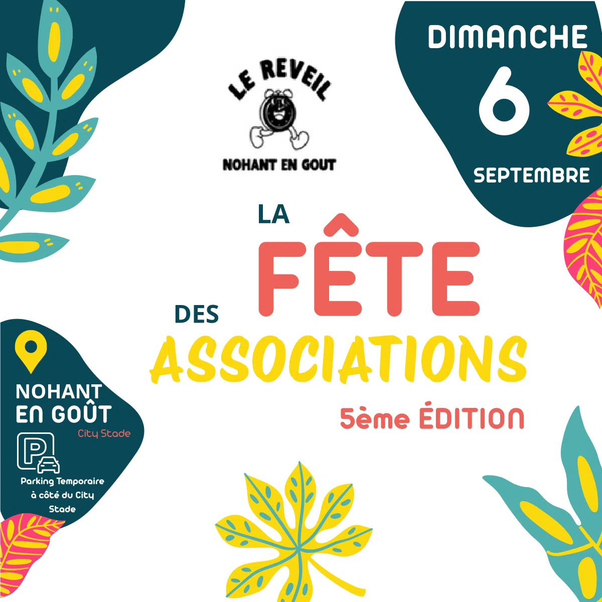 5ème édition de la fête des associations à Nohant-en-Goût
