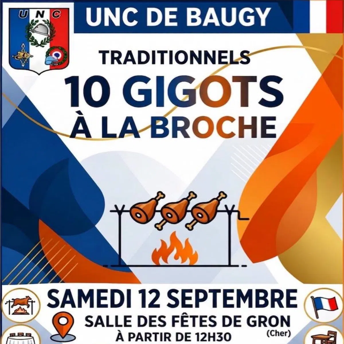 Les traditionnels 10 gigots à la broche sont de retour