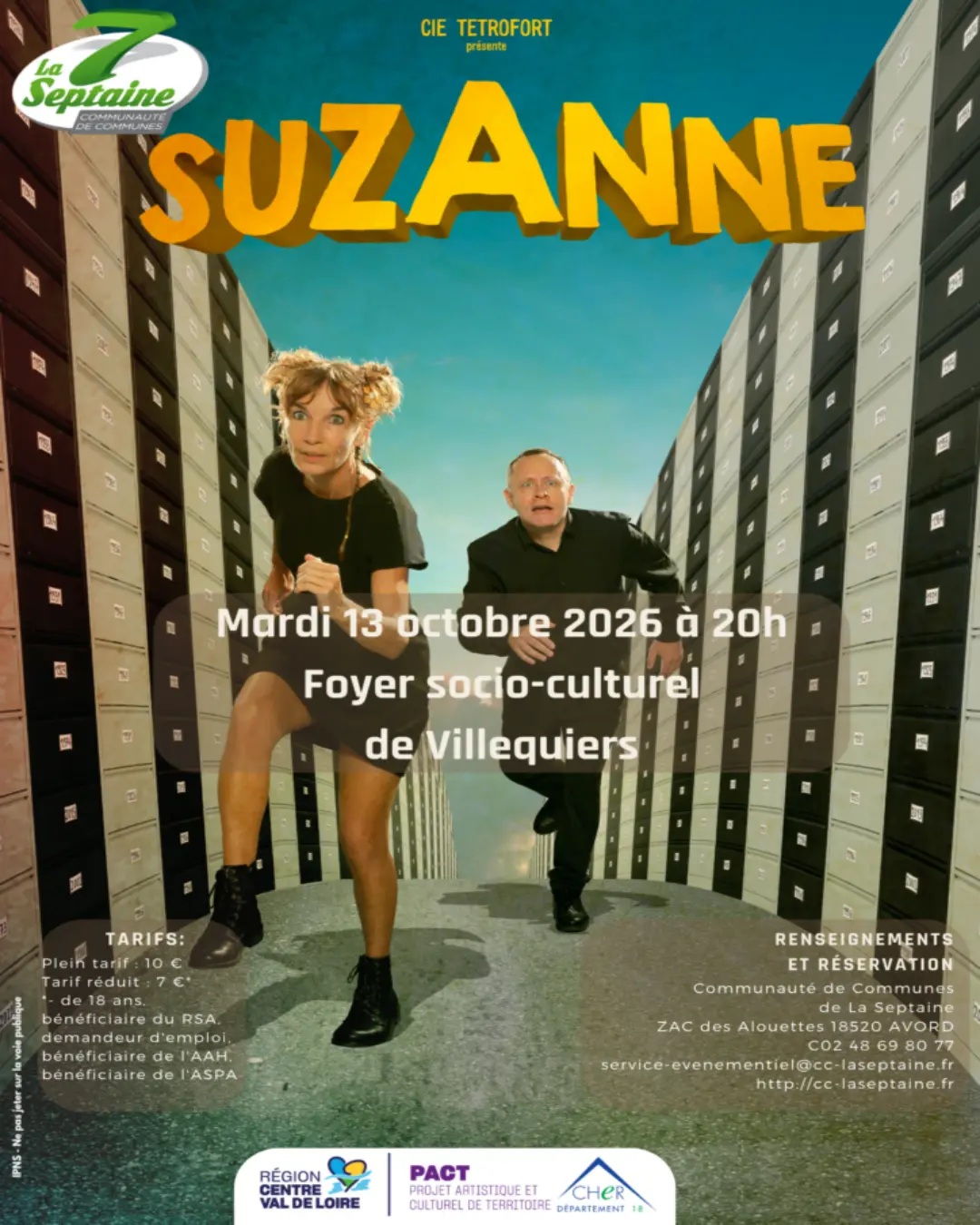 Spectacle « Suzanne » par la Cie Tetrofort
